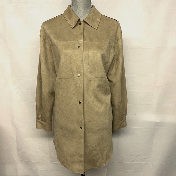 TRUTH by Republic Faux Leather Shirt/Jacket – Size Medium - Picture 1 of 5